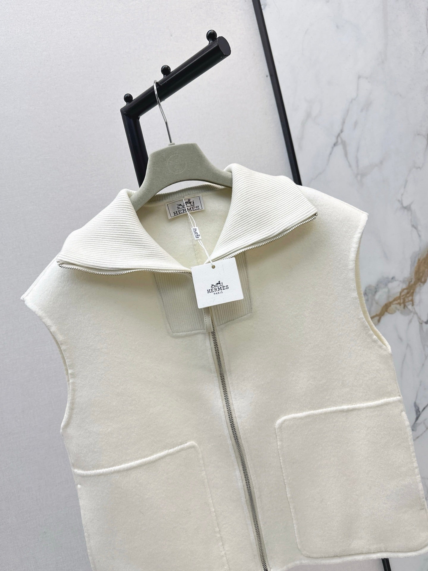 He 25 New wool cashmere vest jacket