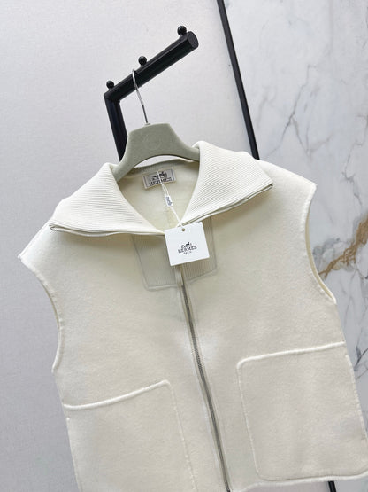 He 25 New wool cashmere vest jacket
