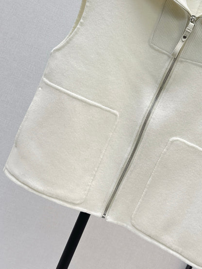 He 25 New wool cashmere vest jacket
