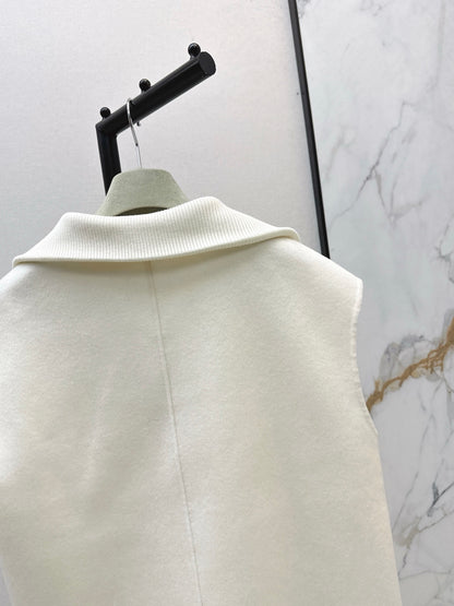 He 25 New wool cashmere vest jacket