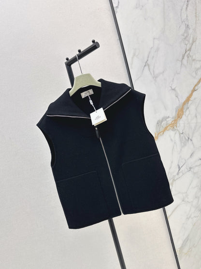 He 25 New wool cashmere vest jacket