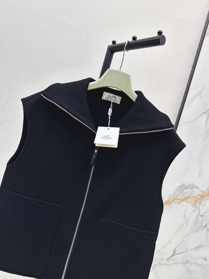 He 25 New wool cashmere vest jacket