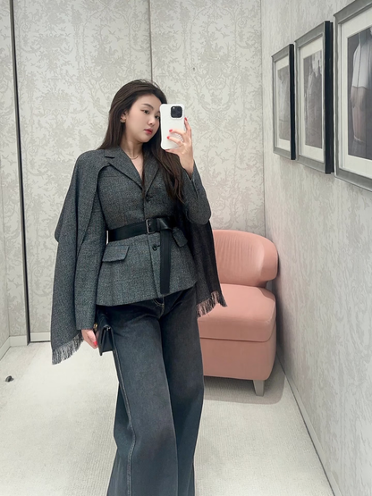 Di 25 New Shawl Lapel Wool Blazer
