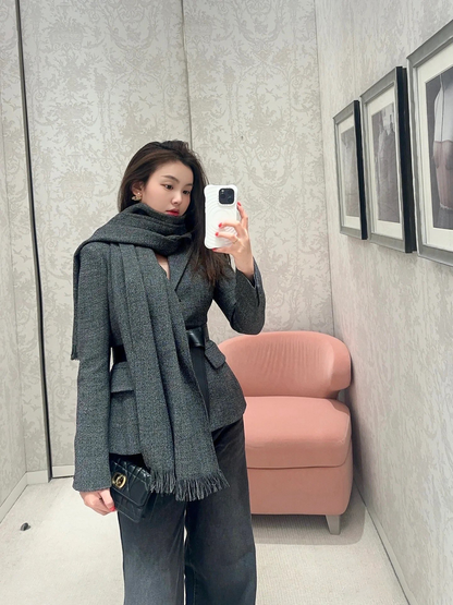 Di 25 New Shawl Lapel Wool Blazer