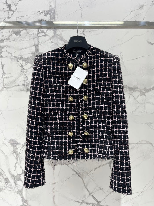 Bal 25 New gold-button tweed suit
