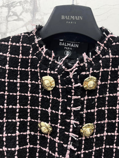 Bal 25 New gold-button tweed suit