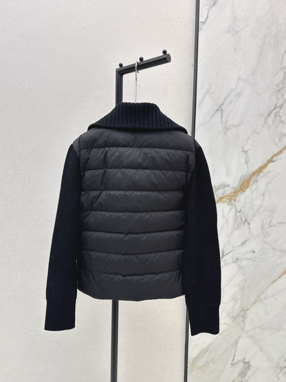 Lor 25 New wool patchwork down jacket