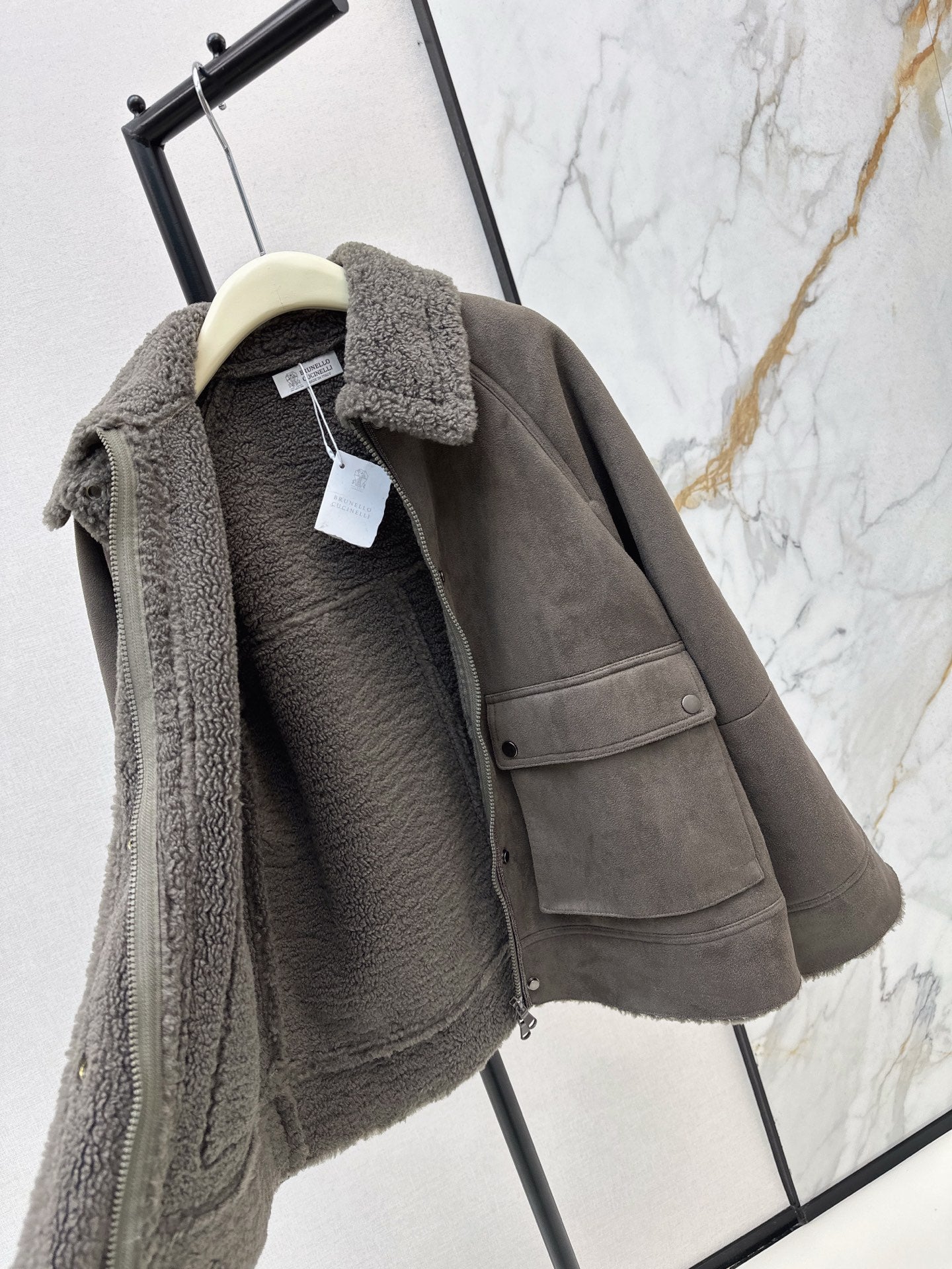 Lor 25 New eco-friendly faux fur coat
