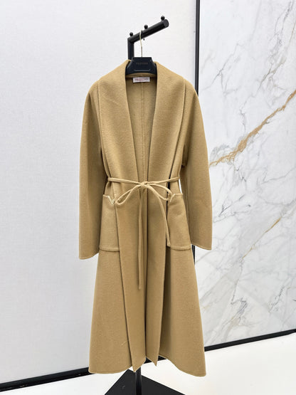Val 25 New double-faced wool coat（KHAKI/WHITE/BLACK）