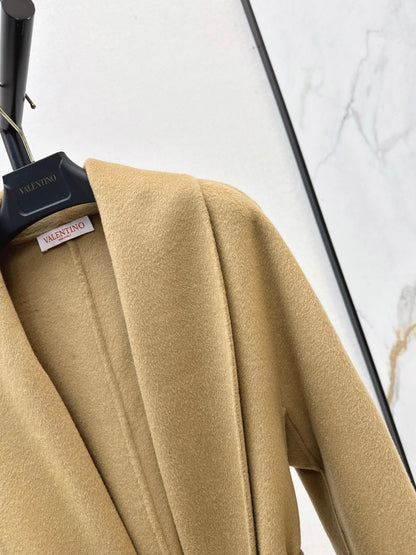 Val 25 New double-faced wool coat（KHAKI/WHITE/BLACK）