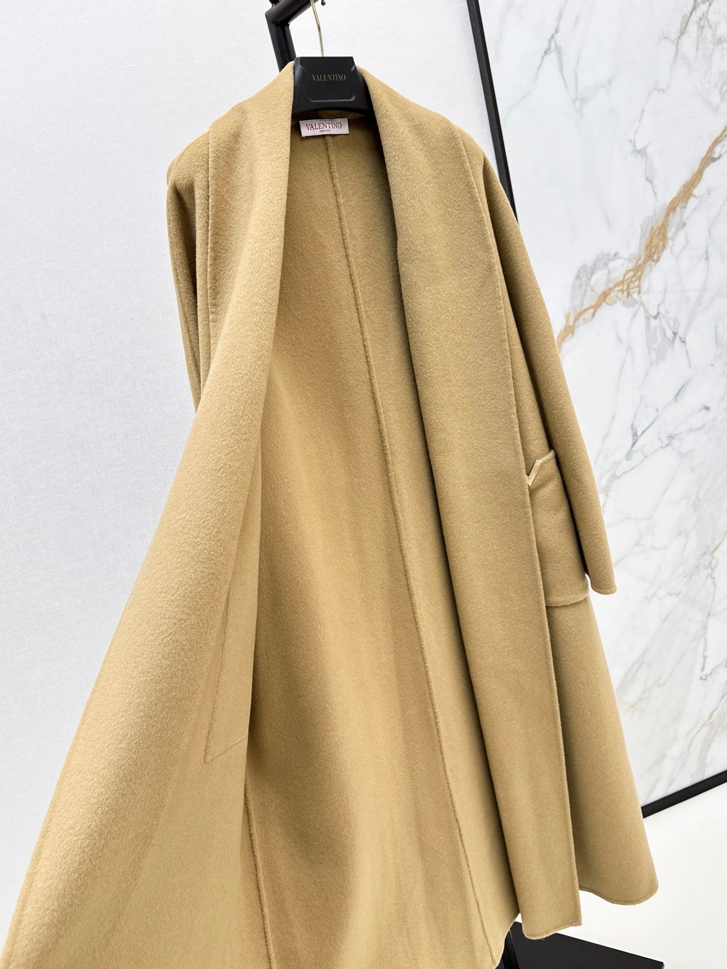 Val 25 New double-faced wool coat（KHAKI/WHITE/BLACK）