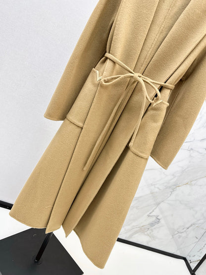 Val 25 New double-faced wool coat（KHAKI/WHITE/BLACK）