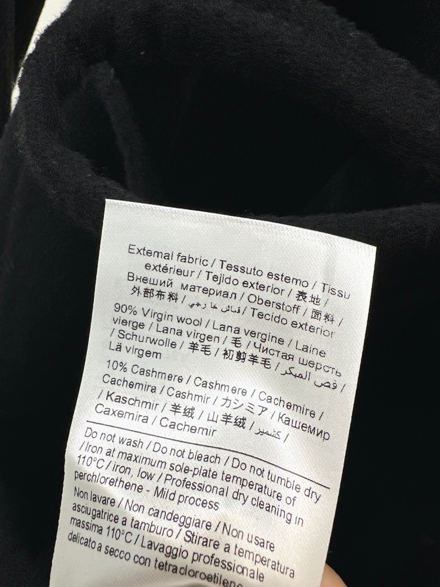 Val 25 New double-faced wool coat（KHAKI/WHITE/BLACK）