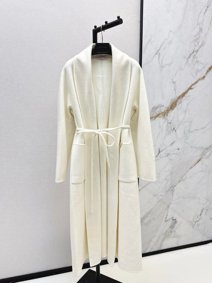 Val 25 New double-faced wool coat（KHAKI/WHITE/BLACK）
