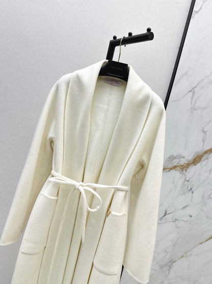 Val 25 New double-faced wool coat（KHAKI/WHITE/BLACK）