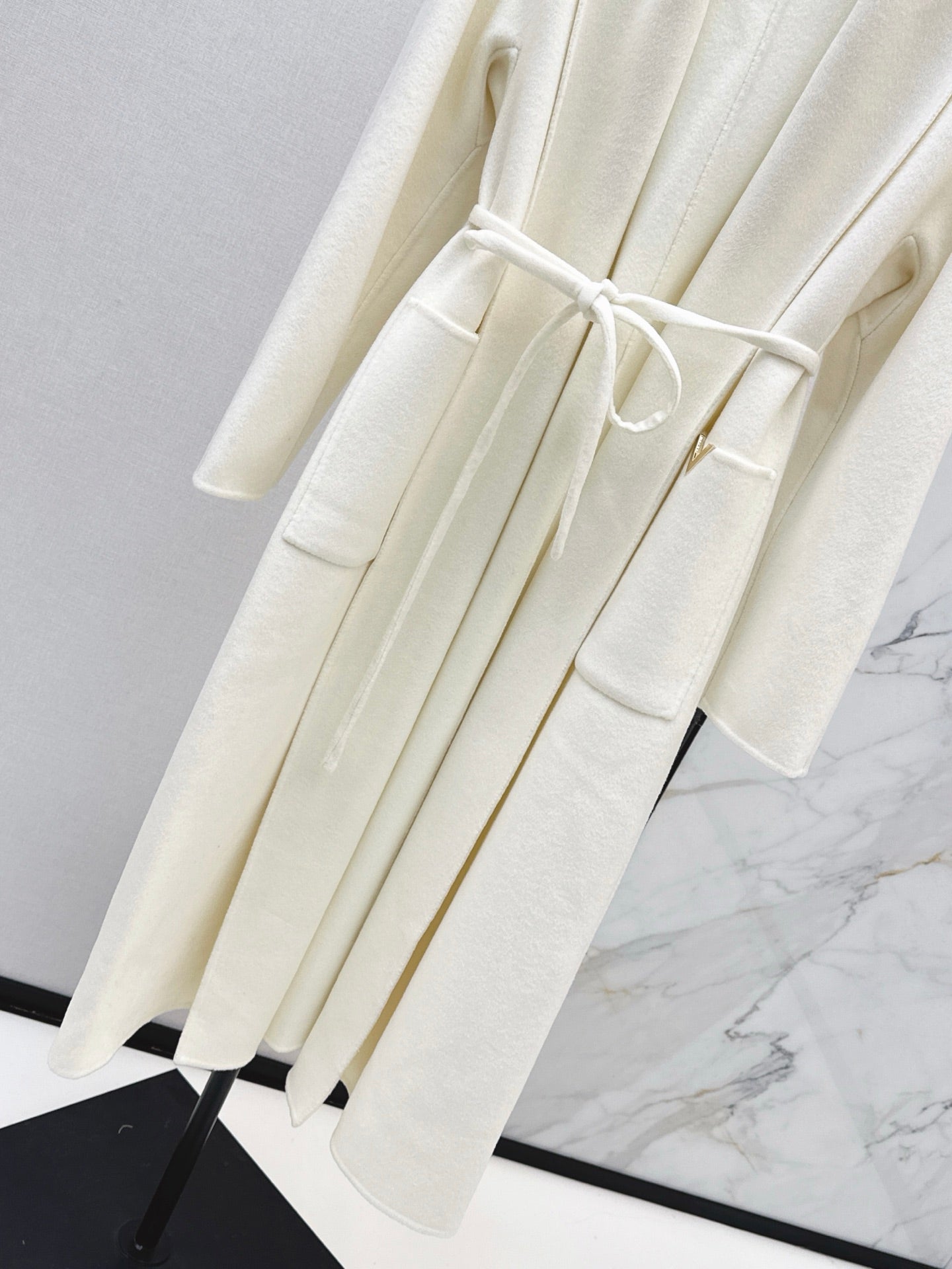 Val 25 New double-faced wool coat（KHAKI/WHITE/BLACK）