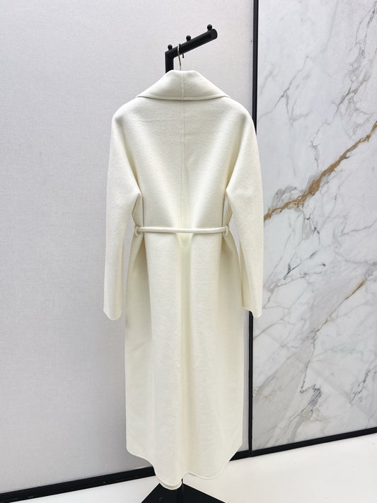 Val 25 New double-faced wool coat（KHAKI/WHITE/BLACK）