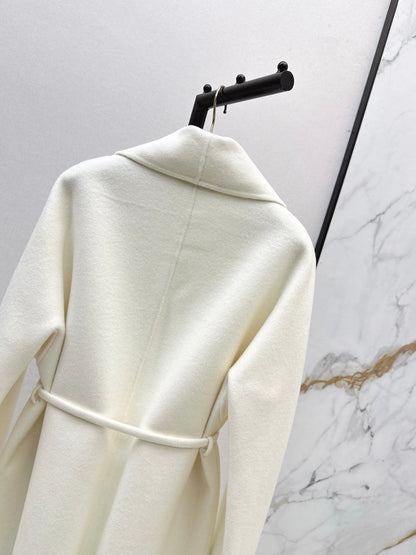 Val 25 New double-faced wool coat（KHAKI/WHITE/BLACK）