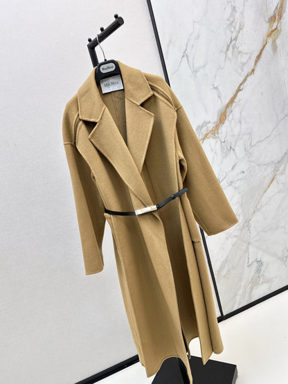 Max 25 New lapel double-sided two-color wool coat (KHAKI/BEIGI)