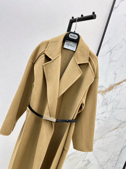 Max 25 New lapel double-sided two-color wool coat (KHAKI/BEIGI)