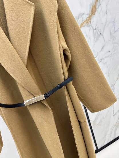 Max 25 New lapel double-sided two-color wool coat (KHAKI/BEIGI)