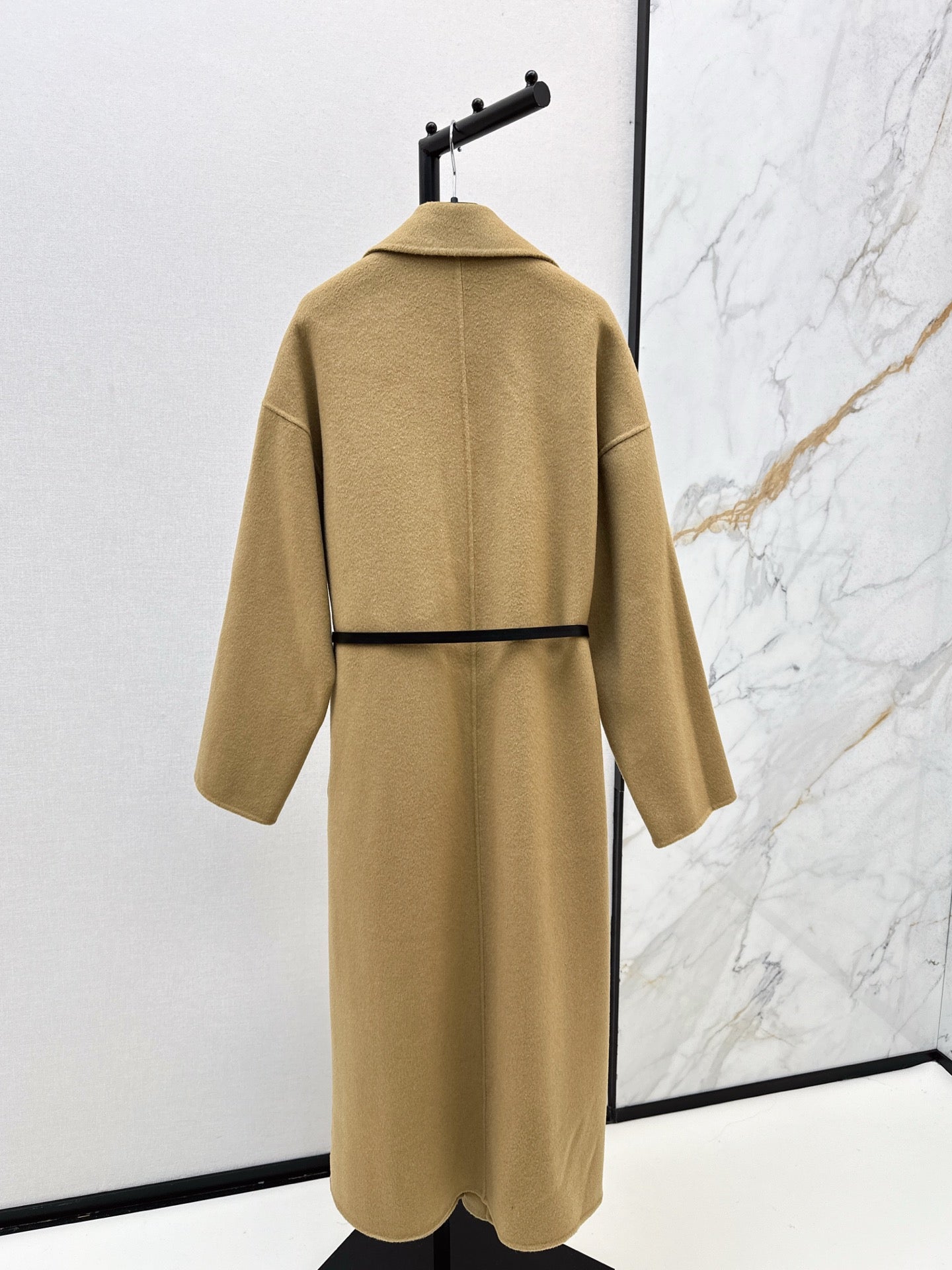 Max 25 New lapel double-sided two-color wool coat (KHAKI/BEIGI)