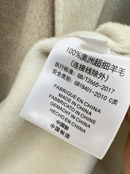 Max 25 New lapel double-sided two-color wool coat (KHAKI/BEIGI)