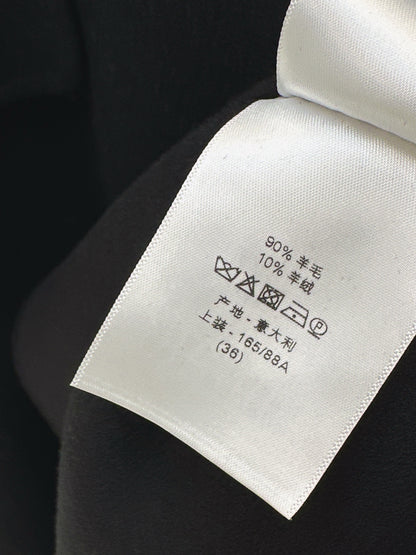 Max 25 New double-breasted lapel double-faced wool coat(WHITE/BLACK/KHAKI)