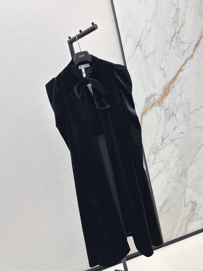 Di 25 New Velvet Ribbon Cape Coat