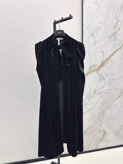 Di 25 New Velvet Ribbon Cape Coat