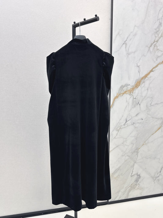Di 25 New Velvet Ribbon Cape Coat