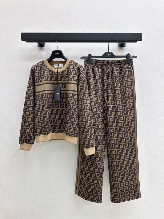 Fe 25 New classic monogram logo casual suit