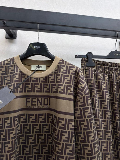 Fe 25 New classic monogram logo casual suit