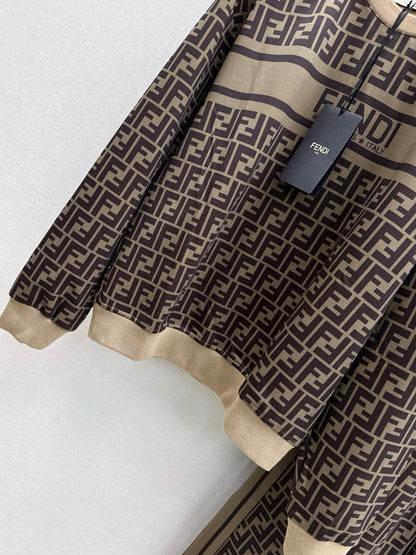 Fe 25 New classic monogram logo casual suit