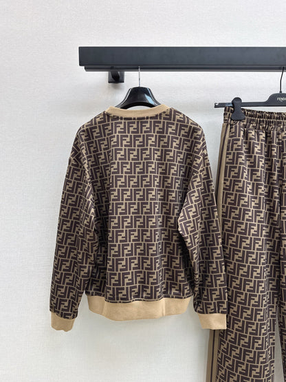 Fe 25 New classic monogram logo casual suit