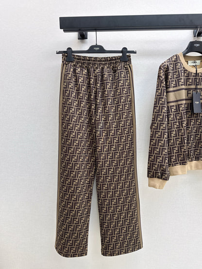 Fe 25 New classic monogram logo casual suit