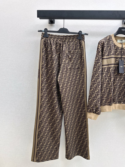 Fe 25 New classic monogram logo casual suit