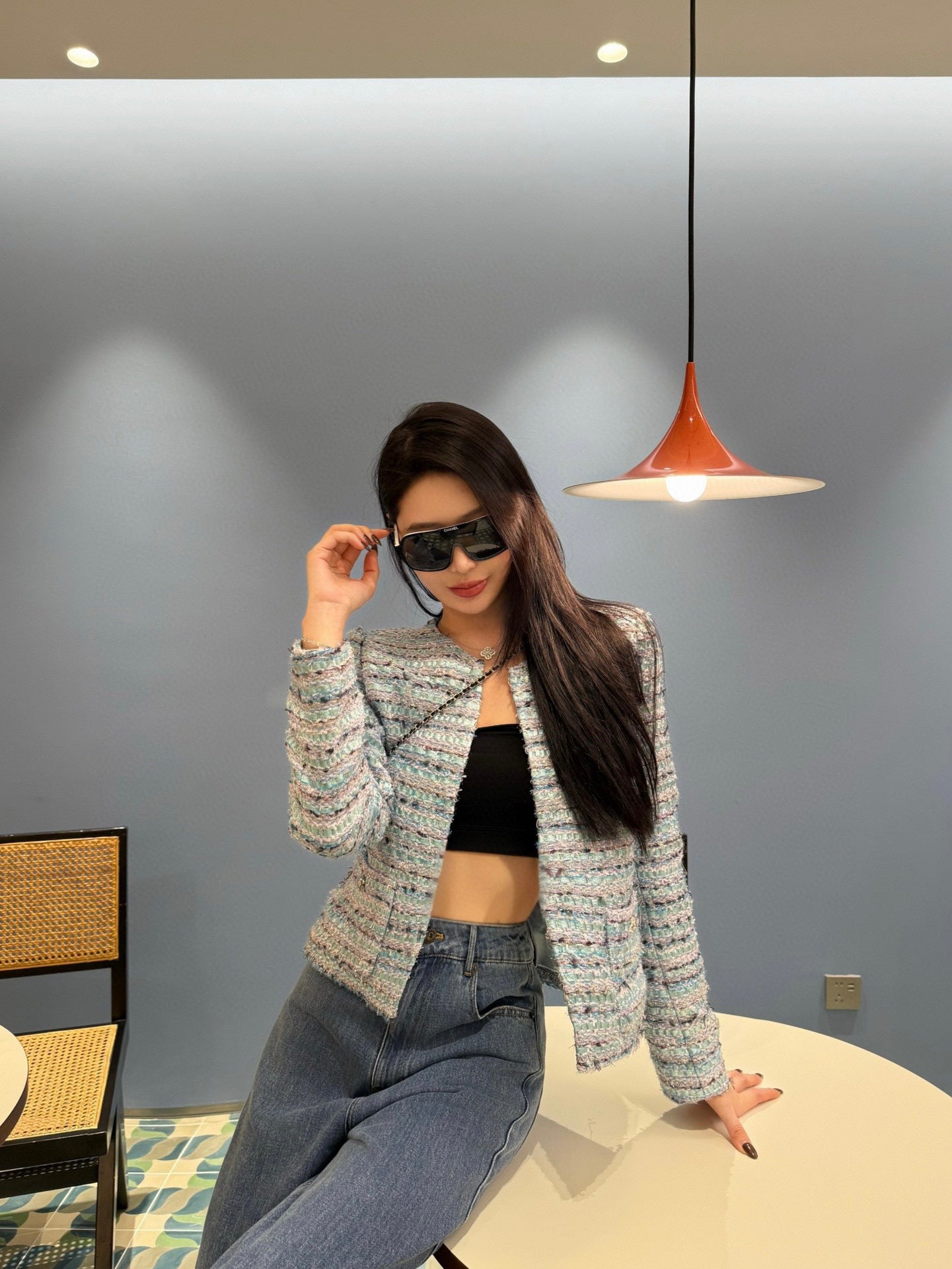 C 25 Woolen hem jacket