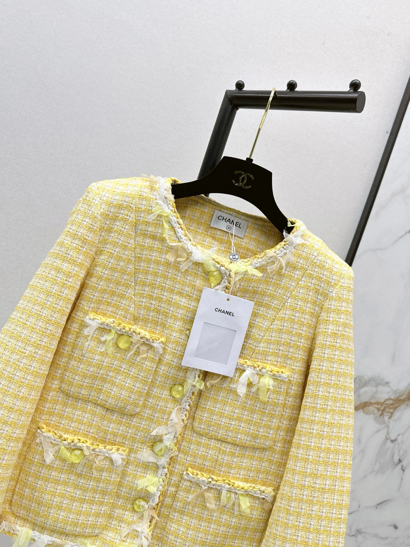 C 25 New Woven Tweed Jacket