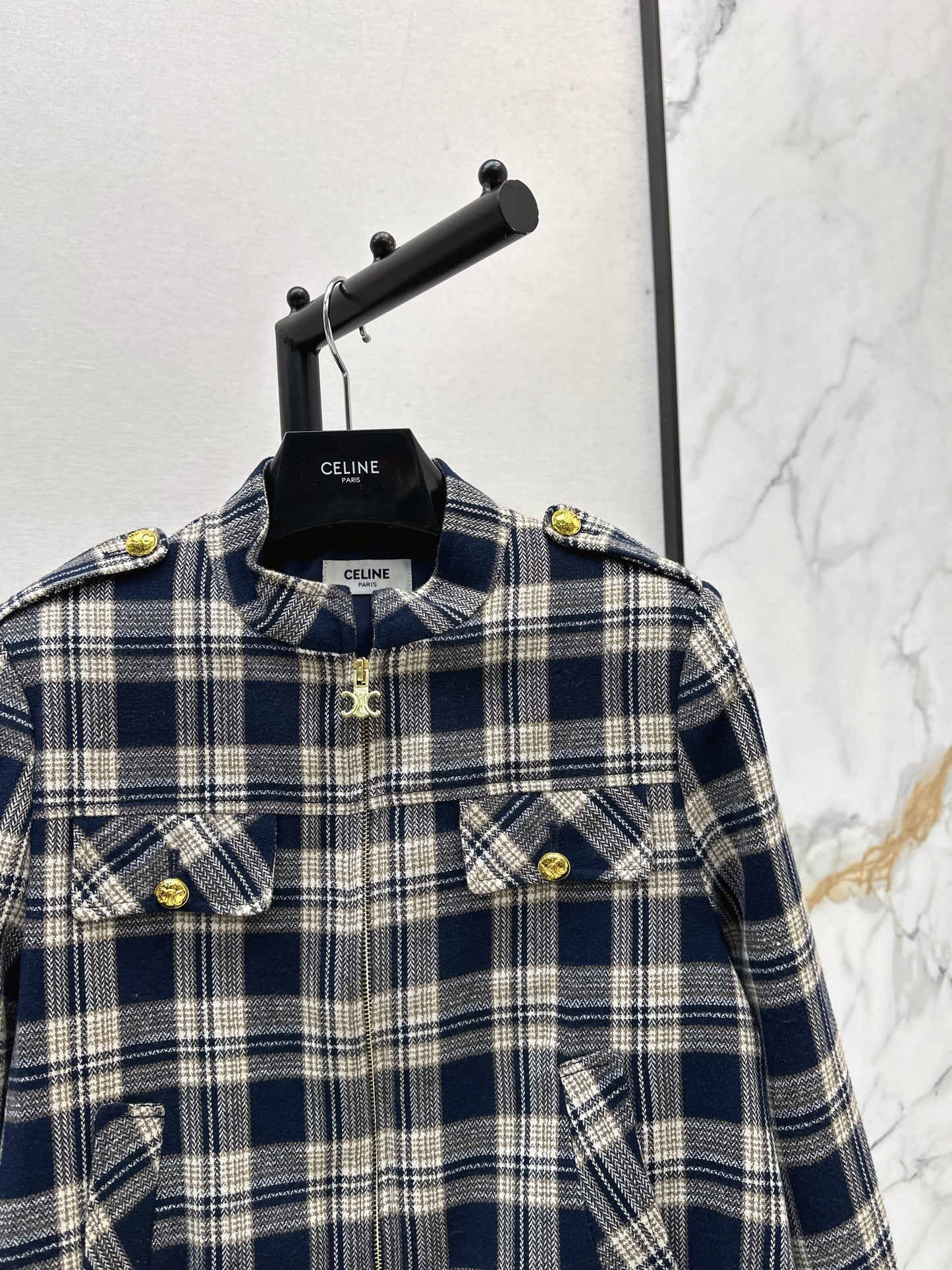 Ce 25 New Plaid Fabric Jacket