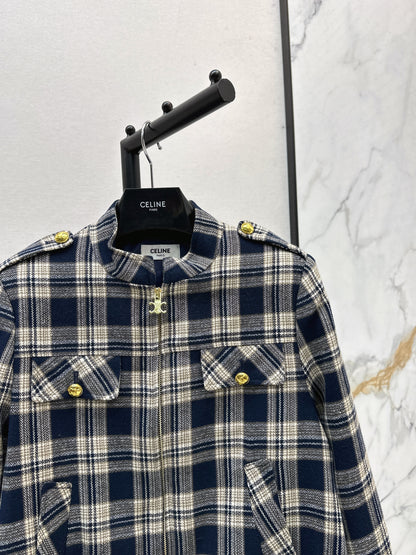 Ce 25 New Plaid Fabric Jacket