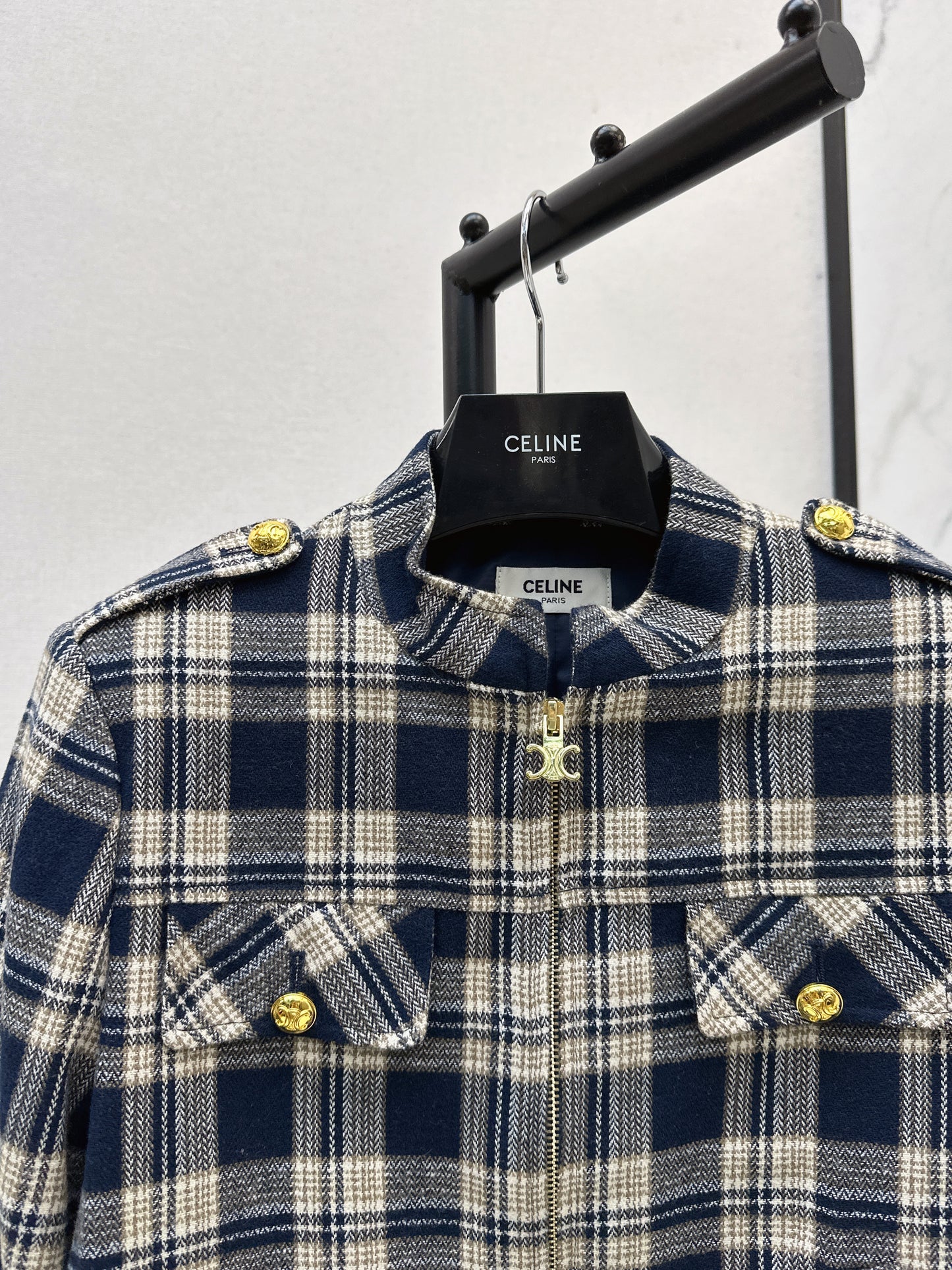 Ce 25 New Plaid Fabric Jacket