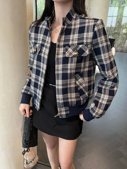 Ce 25 New Plaid Fabric Jacket