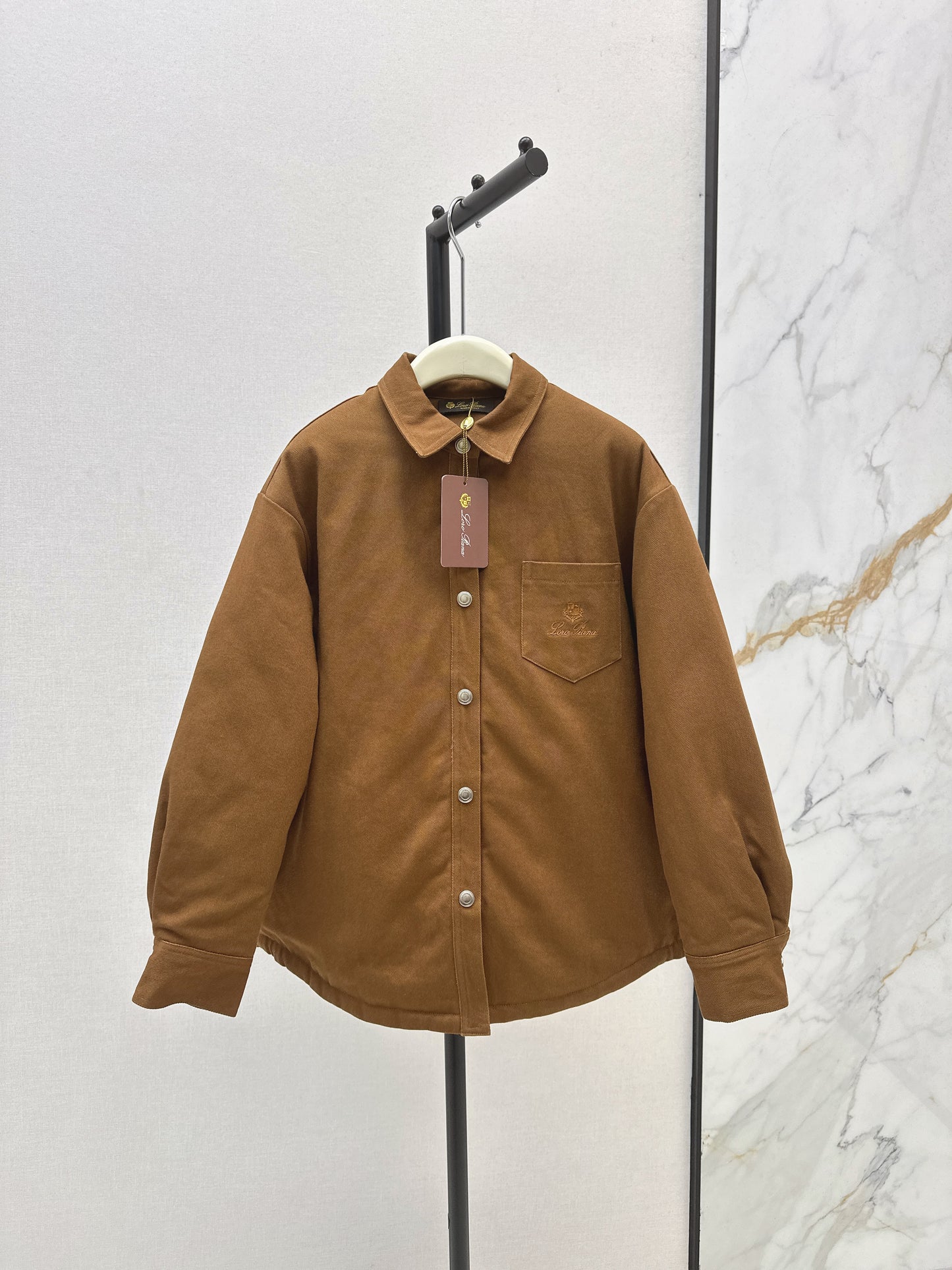 Lor 25fw new style bread padded jacket(KHAKI/WHITE)