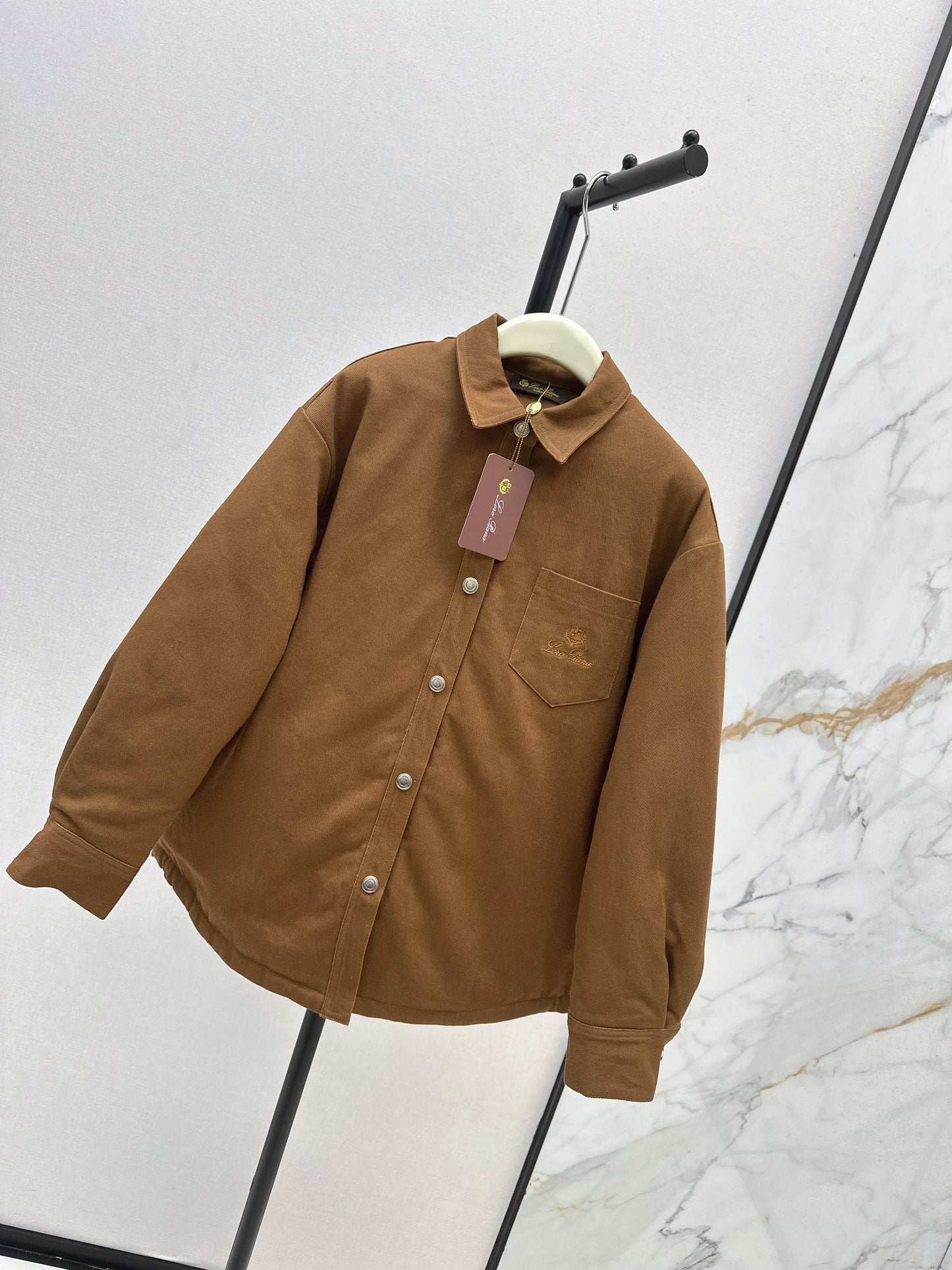 Lor 25fw new style bread padded jacket(KHAKI/WHITE)