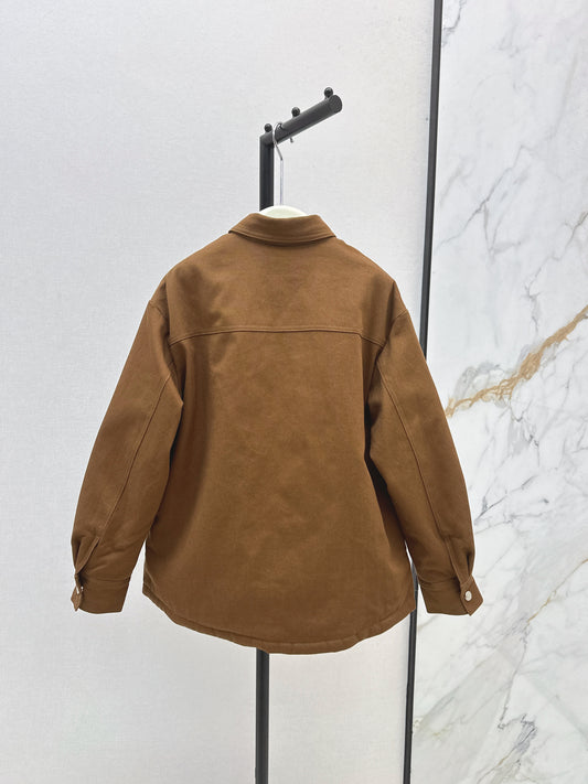 Lor 25fw new style bread padded jacket(KHAKI/WHITE)
