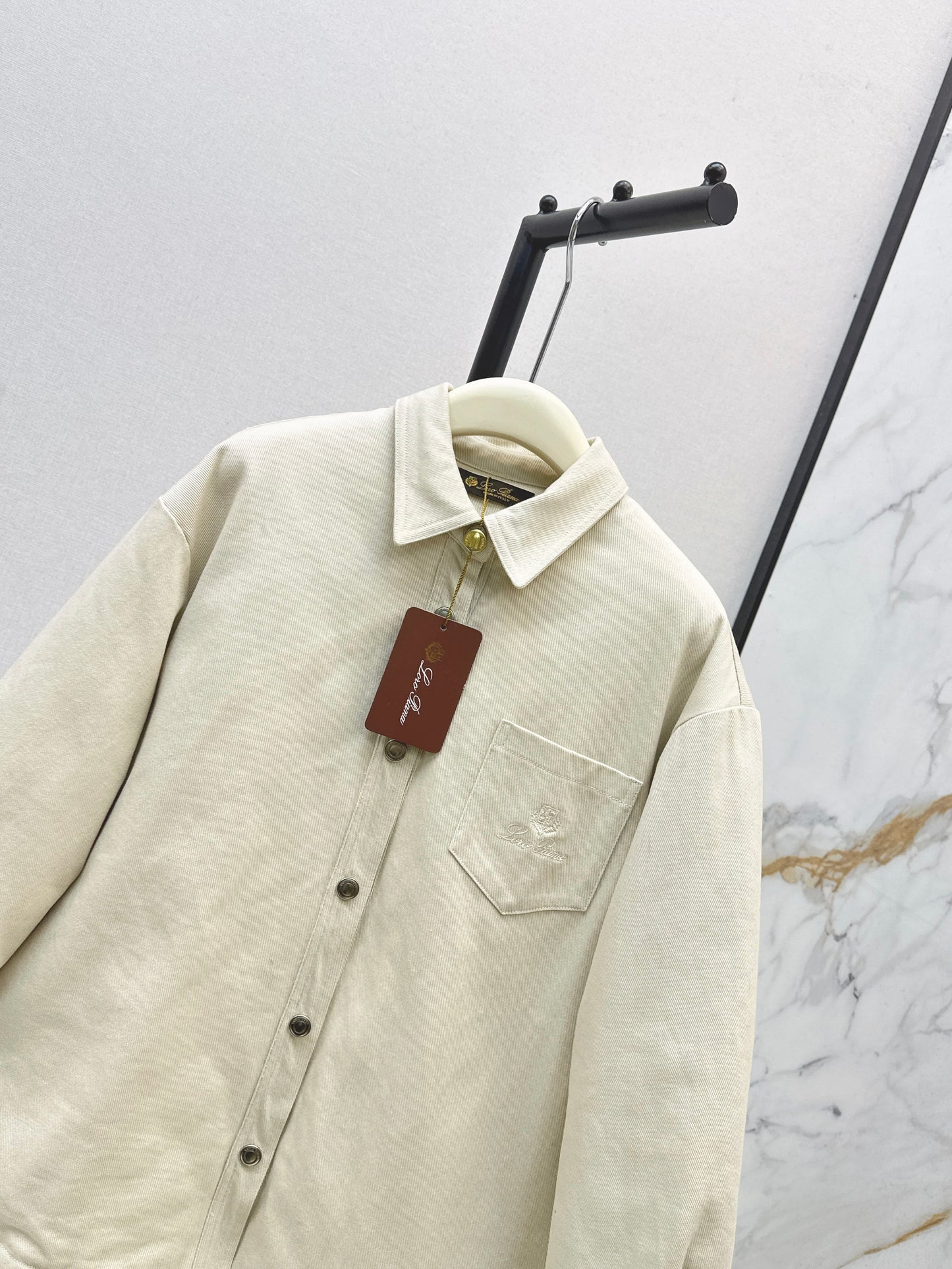 Lor 25fw new style bread padded jacket(KHAKI/WHITE)