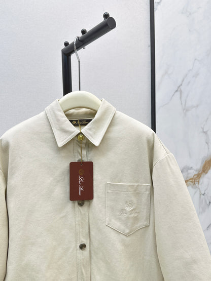 Lor 25fw new style bread padded jacket(KHAKI/WHITE)