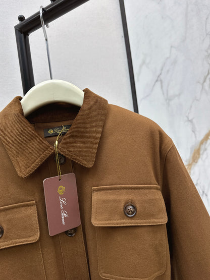 Lor 25fw New style quilted windbreaker with waist design(KHAKI/BEIGI)