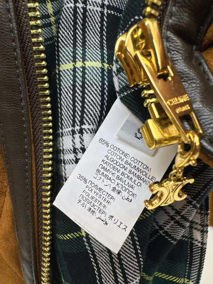 Ce 25 New diamond quilted suede jacket